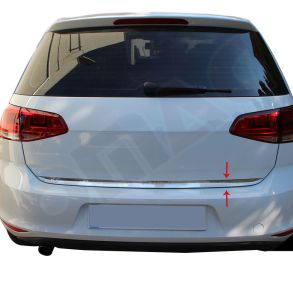 BAGKLAPS KANTLISTE RUSTFRI - VW GOLF VII Hatchback rg. 2012->