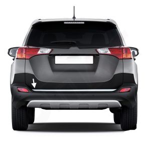 BAGKLAPS KANTLISTE RUSTFRI - Toyota Rav IV rg. 2013->2015