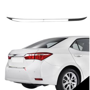 BAGKLAPS KANTLISTE RUSTFRI - Toyota Corolla Sedan rg. 2013->