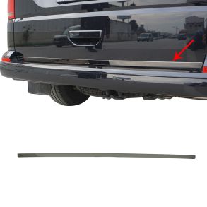 Bagklaps kantliste rustfri - VW T6 Transporter - Caravelle/Multivan rg. 2015->