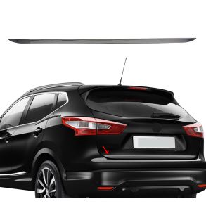 BAGKLAPS KANTLISTE RUSTFRI KROM / MRK - Nissan Qashqai rg. 2014-> 