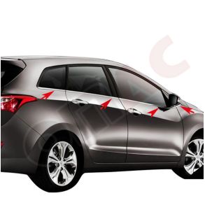 RUDELISTER KROM - Hyundai i30 Stationcar 2012-> - ANTAL 8 STK