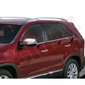 RUDELISTER KROM - KIA SORENTO II 2010-> 2012  - ANTAL 6 STK