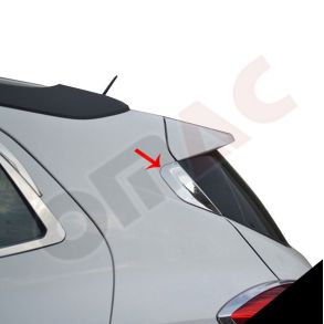 RUDELISTER ABS PLASTIK KROM - Opel Mokka 2013-> - ANTAL 2 STK