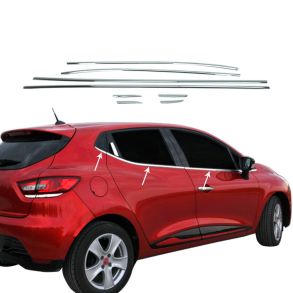 RUDELISTER KROM - Renault Clio IV Hatchback 2012-> - ANTAL 8 STK