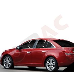 RUDELISTER KROM - CHEVROLET CRUZE 2009-> Sedan - ANTAL 12 STK
