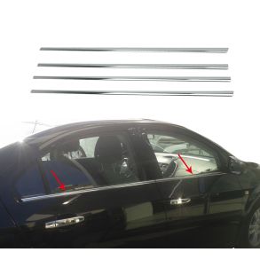 RUDELISTER KROM - CHEVROLET AVEO Sedan 2012-> - ANTAL 4 STK