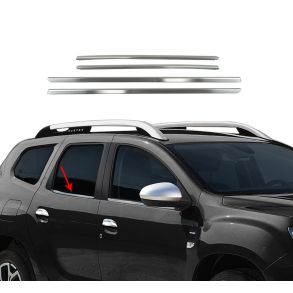 RUDELISTER KROM - Dacia Duster 2018-> - ANTAL 4 STK
