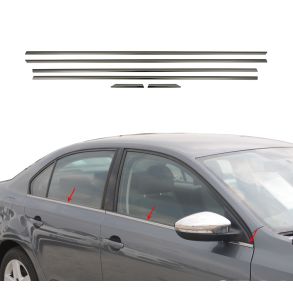 RUDELISTER MRK KROM - VW Jetta VI Sedan 2011-> - ANTAL 6 STK