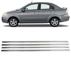 RUDELISTER KROM - Chevrolet Aveo Sedan 2012-> - ANTAL 4 STK