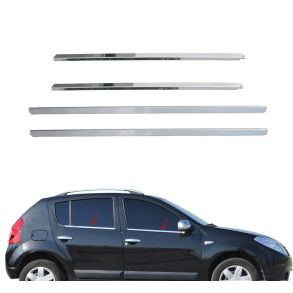 RUDELISTER KROM - Dacia Sandero I Hatchback 2008-> 2012 - ANTAL 4 STK