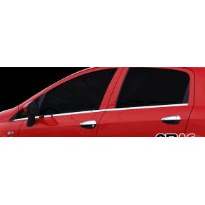 RUDELISTER KROM - Fiat Grande Punto Hatchback / Punto Evo Hatchback - ANTAL 6 STK