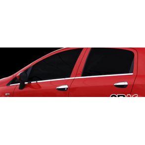 RUDELISTER KROM - Fiat Grande Punto Hatchback / Punto Evo Hatchback - ANTAL 6 STK