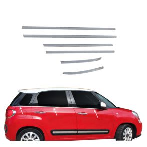 RUDELISTER KROM - Fiat 500L 2013-> - ANTAL 6 STK