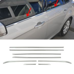 RUDELISTER KROM - FORD FOCUS 3 Stationcar 2012-> - ANTAL 8 STK