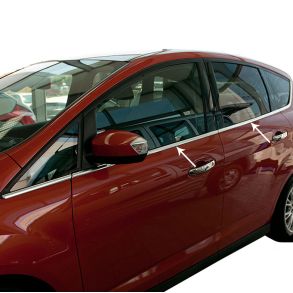 RUDELISTER KROM - FORD C-MAX II 2010-> - ANTAL 8 STK