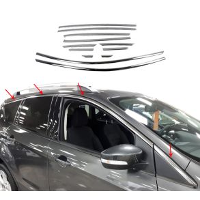 RUDELISTER KROM - Ford Kuga II 2013-> - ANTAL 12 STK