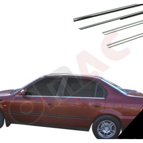 RUDELISTER KROM - Honda Civic Sedan 2002-> 2006 - ANTAL 4 STK