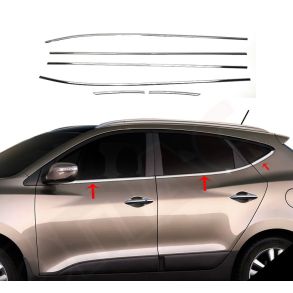 RUDELISTER KROM - Hyundai iX35 2010-> - ANTAL 6 STK