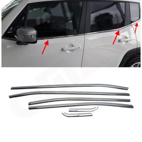 RUDELISTER KROM - JEEP RENEGADE 2014-> - ANTAL 6 STK