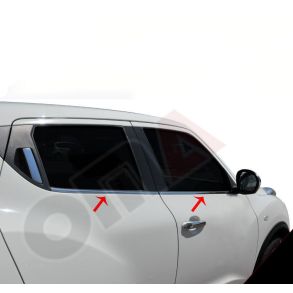 RUDELISTER KROM - Nissan JUKE 2011-> - ANTAL 4 STK