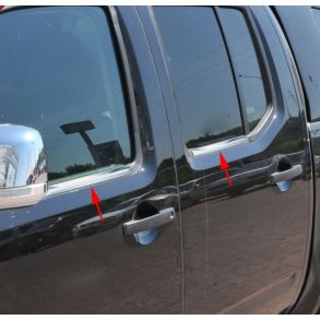 RUDELISTER KROM - Nissan Navara D40 & Suzuki Equator - ANTAL 4 STK