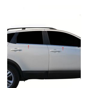 RUDELISTER KROM - Nissan Qashqai J10 2006-> 2013 - ANTAL 4 STK