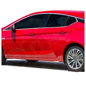 RUDELISTER KROM - Opel Astra K Hatchback 2016-> - ANTAL 16 STK