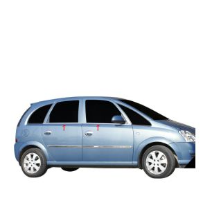RUDELISTER KROM - Opel Meriva A 2002-> 2010 - ANTAL 4 STK