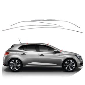 RUDELISTER KROM - Renault Megane IV Hatchback 2016-> - ANTAL 6 STK