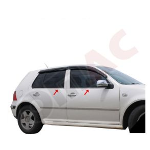 RUDELISTER KROM - VW Golf IV Hatchback 1998-> 2004 - ANTAL 4 STK