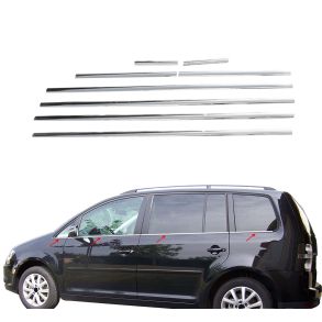 RUDELISTER KROM - VW Touran 2003-> 2010 - ANTAL 8 STK