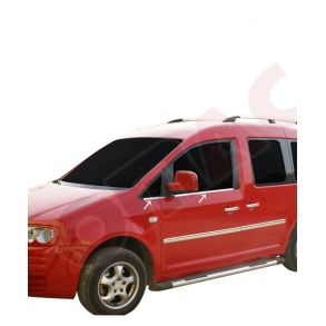 RUDELISTER KROM - VW Caddy 2003-> 2015 - ANTAL 4 STK
