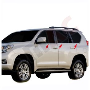RUDELISTER KROM - TOYOTA LAND CRUISER PRADO 150 2010-> - ANTAL 6 STK