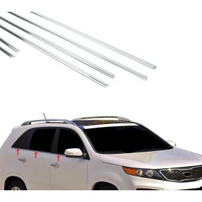 RUDELISTER KROM - KIA SORENTO 3 2012-> 2017 - ANTAL 6 STK