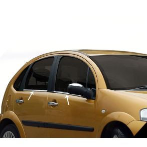 RUDELISTER KROM - Citroen C3 Hatchback 2002-> 2009 - ANTAL 4 STK