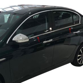 RUDELISTER KROM -  FIAT Tipo Sedan 2015-> - ANTAL 8 STK