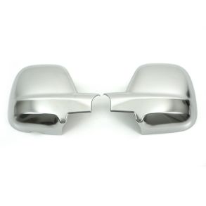 Spejlkappe 2 stk - Citroen Berlingo II & Peugeot Partner II Tepee - Rustfri Stl Satin Krom