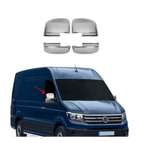 Spejlkappe 4 stk - VW Crafter rg. 2017-> - Krom ABS Plastik