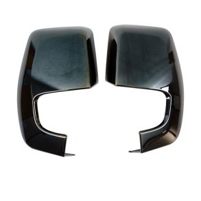 Spejlkappe 2 stk - Ford Tourneo rg. 2013-> - Rustfri stl sort krom