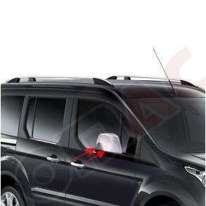 Spejlkappe 2 stk - FORD CONNECT rg. 2014-> - Krom ABS Plastik