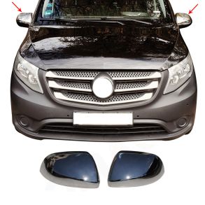 Spejlkappe 2 stk - MERCEDES VITO W447 rg. 2014-> - Krom ABS Plastik