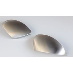 Spejlkappe 2 stk - VW Sharan II 2010-> & Seat Alhambra II 2010-> - Brstet Rustfri Stl Krom