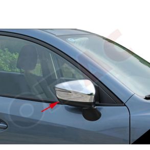 Spejlkappe 2 stk - MAZDA CX-5 rg. 2017-2021 - Krom ABS Plastik