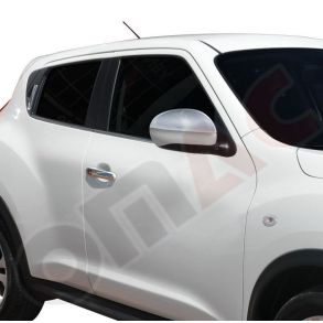 Spejlkappe 2 stk - NISSAN JUKE rg. 2011-2014 - Brstet Rustfri stl krom