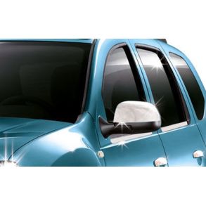 Spejlkappe 2 stk - DACIA DUSTER SUV rg. 2010-2012 - Rustfri stl krom