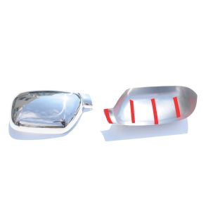Spejlkappe 2 stk - VW TOUAREG rg. 2003-2009 - Rustfri stl krom