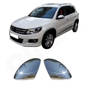 Spejlkappe 2 stk - VW TIGUAN SUV rg. 2007-2016 - Rustfri stl krom