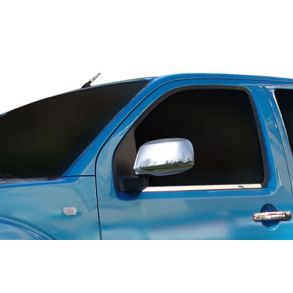 Spejlkappe 2 stk - NISSAN NAVARA PICK-UP rg. 2006-2015 - Rustfri stl krom