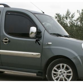 Spejlkappe 2 stk - FIAT DOBLO I rg. 2000-> - Krom ABS Plastik